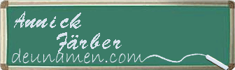 Annick Färber Visitenkarte